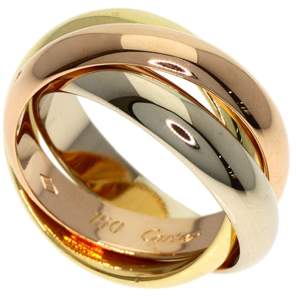 CARTIER Trinity MM #46 Ring K18 Yellow Gold 18K Pink GoldLadies [Used]