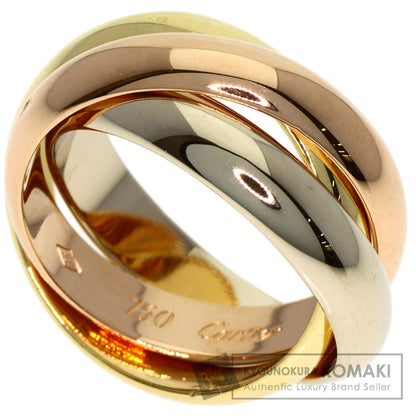 CARTIER Trinity MM #46 Ring K18 Yellow Gold 18K Pink GoldLadies [Used]