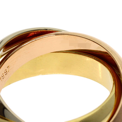 CARTIER Trinity MM #46 Ring K18 Yellow Gold 18K Pink GoldLadies [Used]