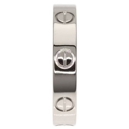 CARTIER Mini love ring #49 Ring K18 White Gold Ladies [Used]