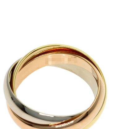 CARTIER Trinity #48 Ring K18 Yellow Gold 18K Pink GoldLadies [Used]