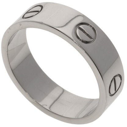 CARTIER love ring#60 Ring K18 White Gold Ladies [Used]
