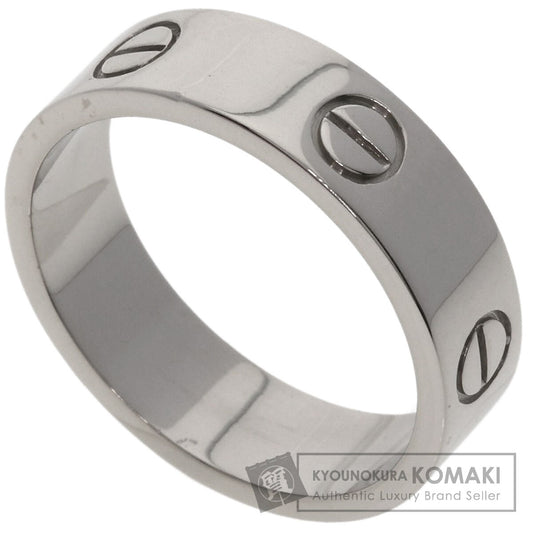 CARTIER love ring#60 Ring K18 White Gold Ladies [Used]