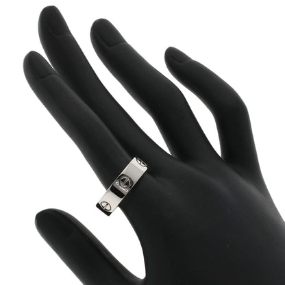CARTIER love ring#60 Ring K18 White Gold Ladies [Used]
