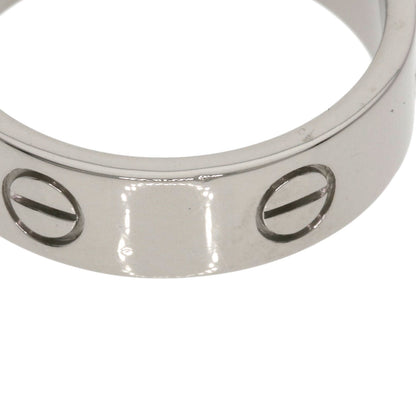 CARTIER love ring#60 Ring K18 White Gold Ladies [Used]