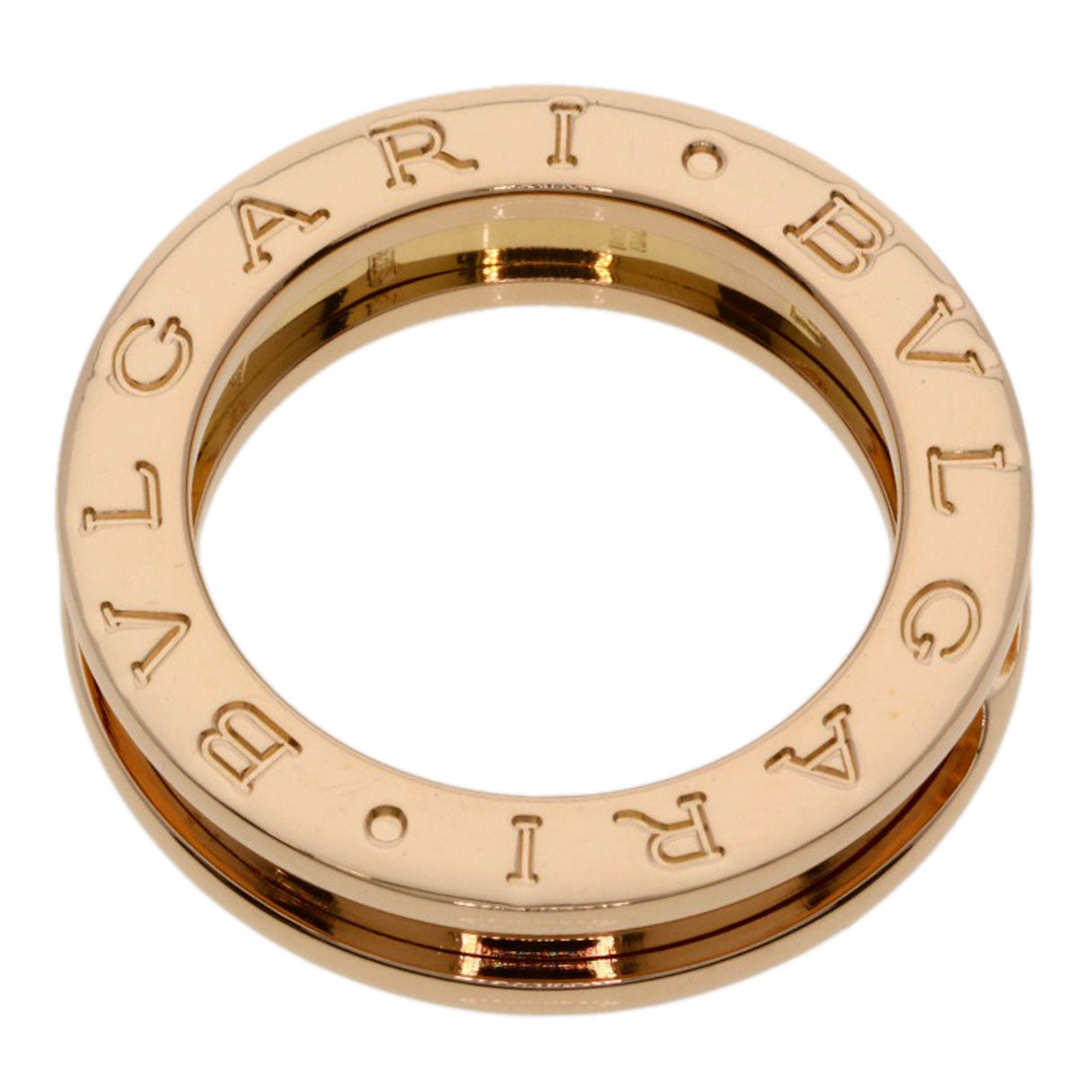 BVLGARI B.zero1 1 Band #47 Ring K18 Pink Gold Ladies [Used]