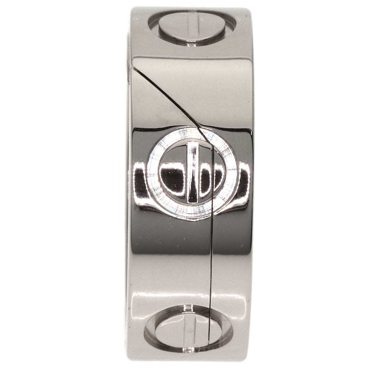 CARTIER Astro love ring # 50 Ring K18 White Gold Ladies [Used]