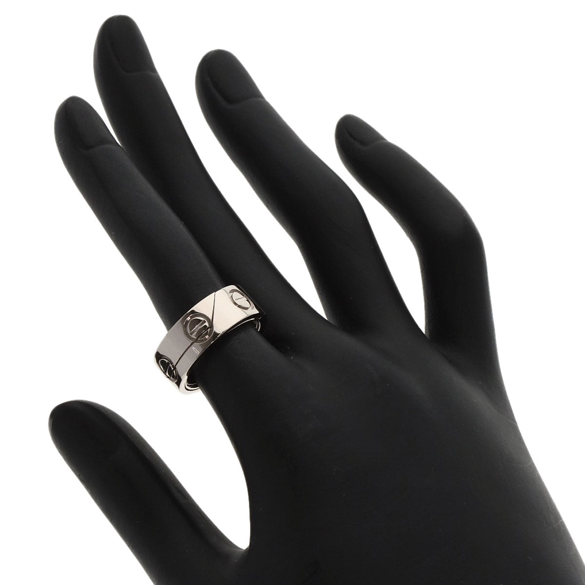 CARTIER Astro love ring # 50 Ring K18 White Gold Ladies [Used]