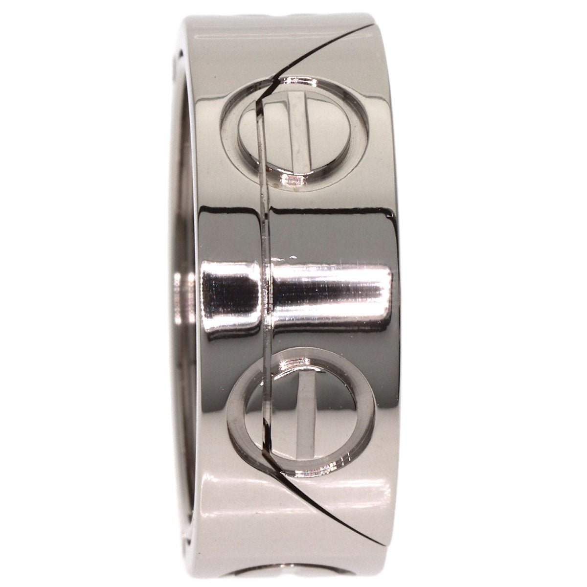 CARTIER Astro love ring # 50 Ring K18 White Gold Ladies [Used]