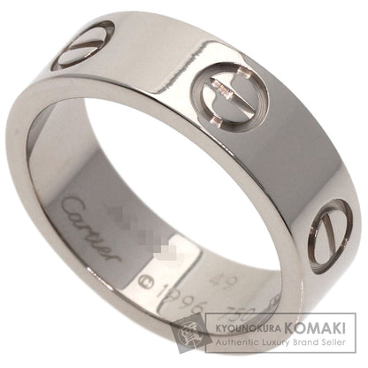 CARTIER love ring #49 Ring K18 White Gold Ladies [Used]