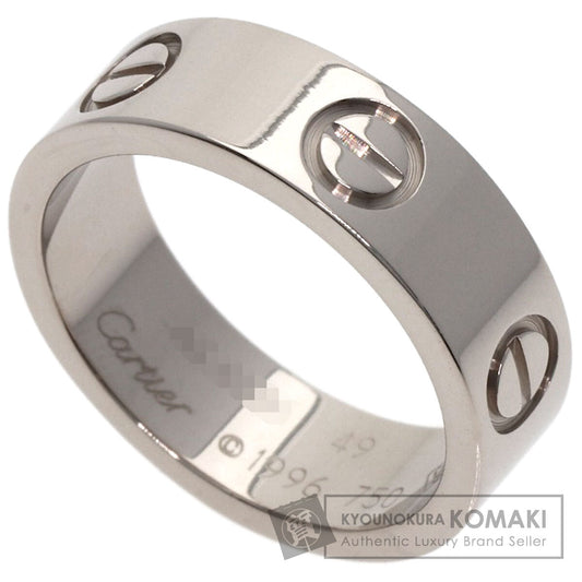 CARTIER love ring #49 Ring K18 White Gold Ladies [Used]