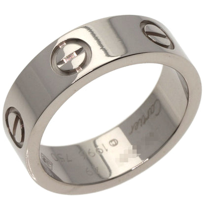 CARTIER love ring #49 Ring K18 White Gold Ladies [Used]