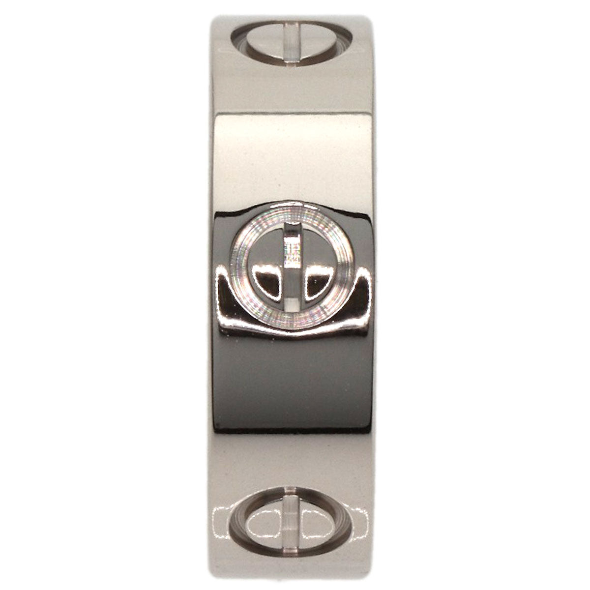 CARTIER love ring #49 Ring K18 White Gold Ladies [Used]