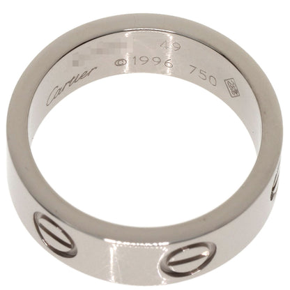 CARTIER love ring #49 Ring K18 White Gold Ladies [Used]