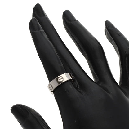 CARTIER love ring #49 Ring K18 White Gold Ladies [Used]