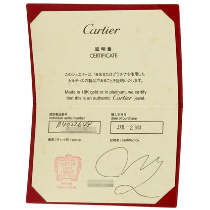CARTIER love ring #49 Ring K18 White Gold Ladies [Used]