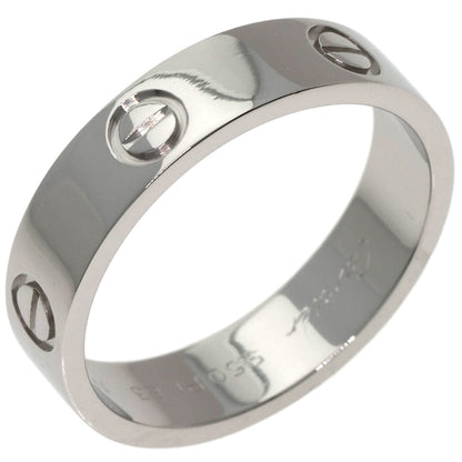 CARTIER love ring #63 Ring Platinum PT950 unisex [Used]