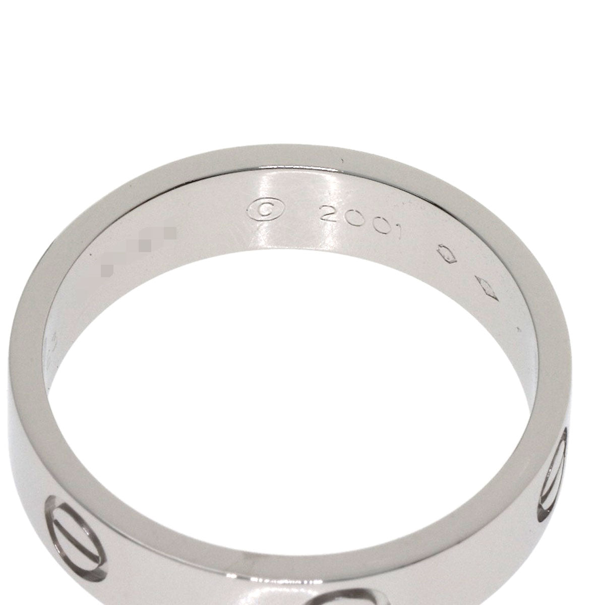 CARTIER love ring #63 Ring Platinum PT950 unisex [Used]