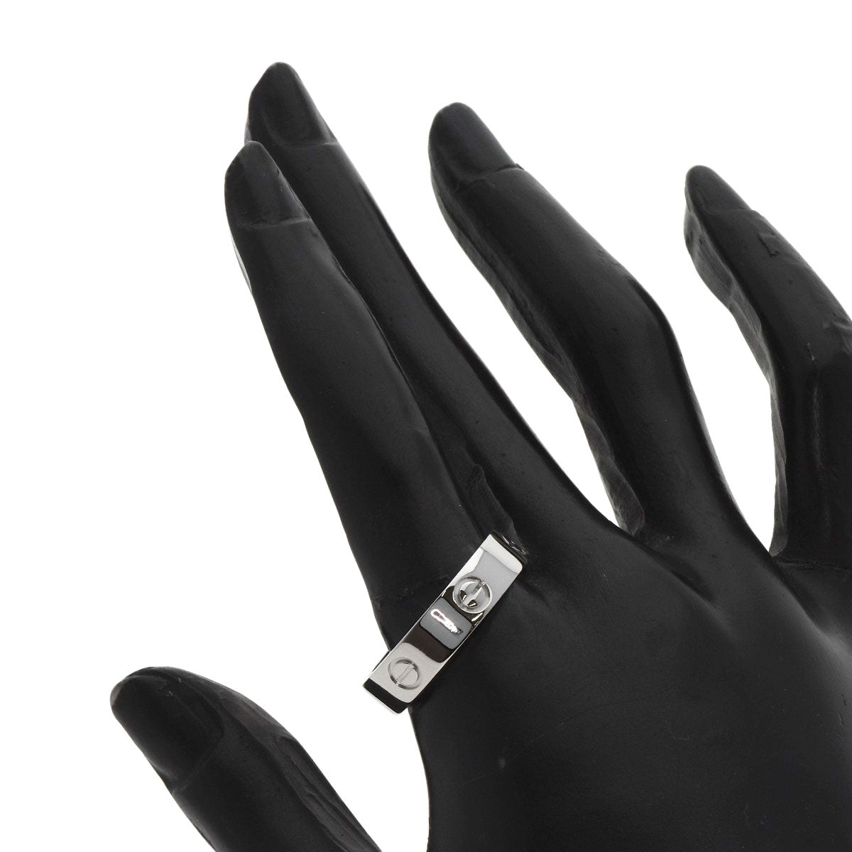 CARTIER love ring #63 Ring Platinum PT950 unisex [Used]