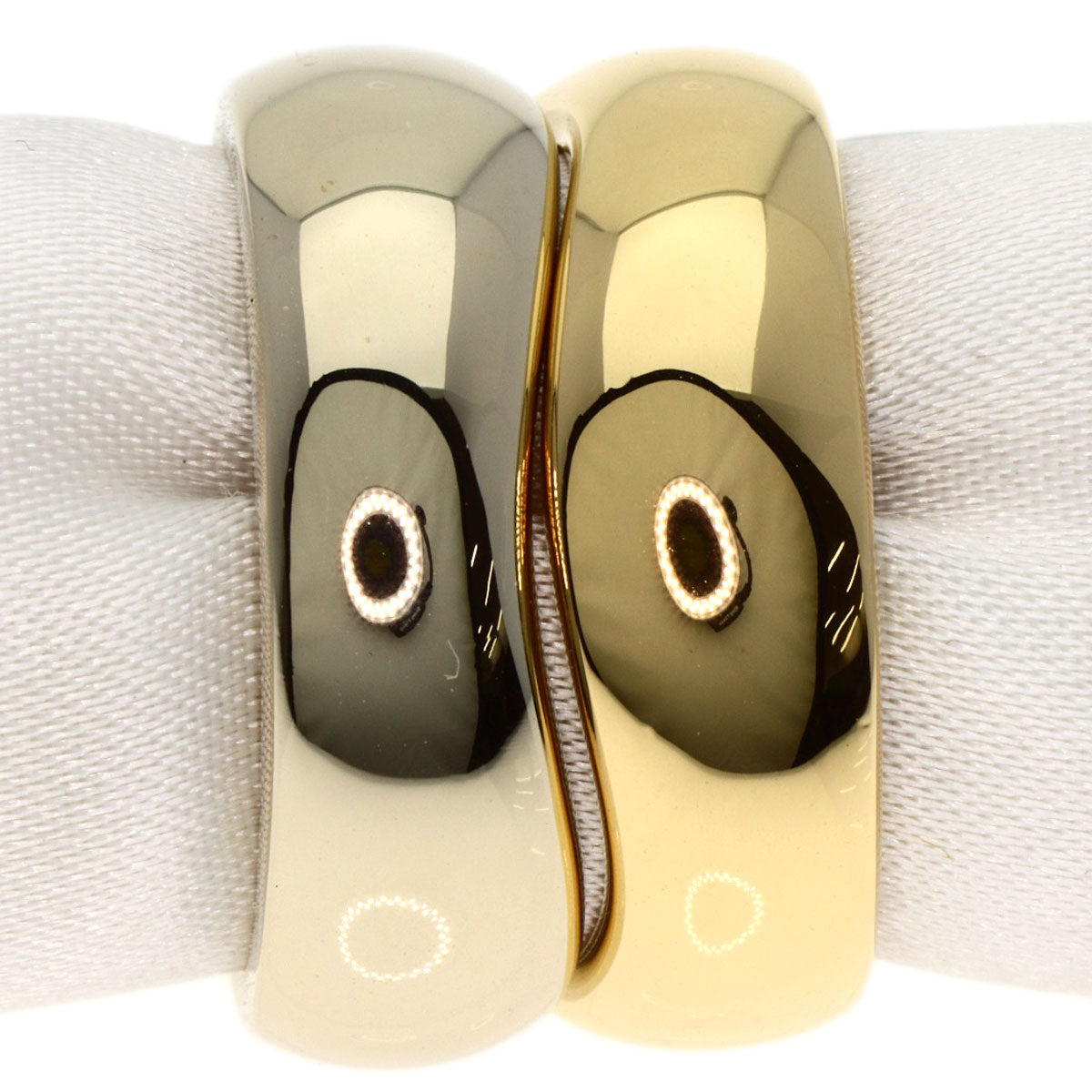 CARTIER Love milling # 50 Ring K18 Yellow Gold K18 White GoldLadies [Used]