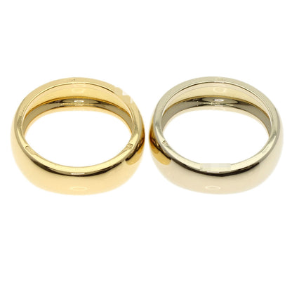 CARTIER Love milling # 50 Ring K18 Yellow Gold K18 White GoldLadies [Used]