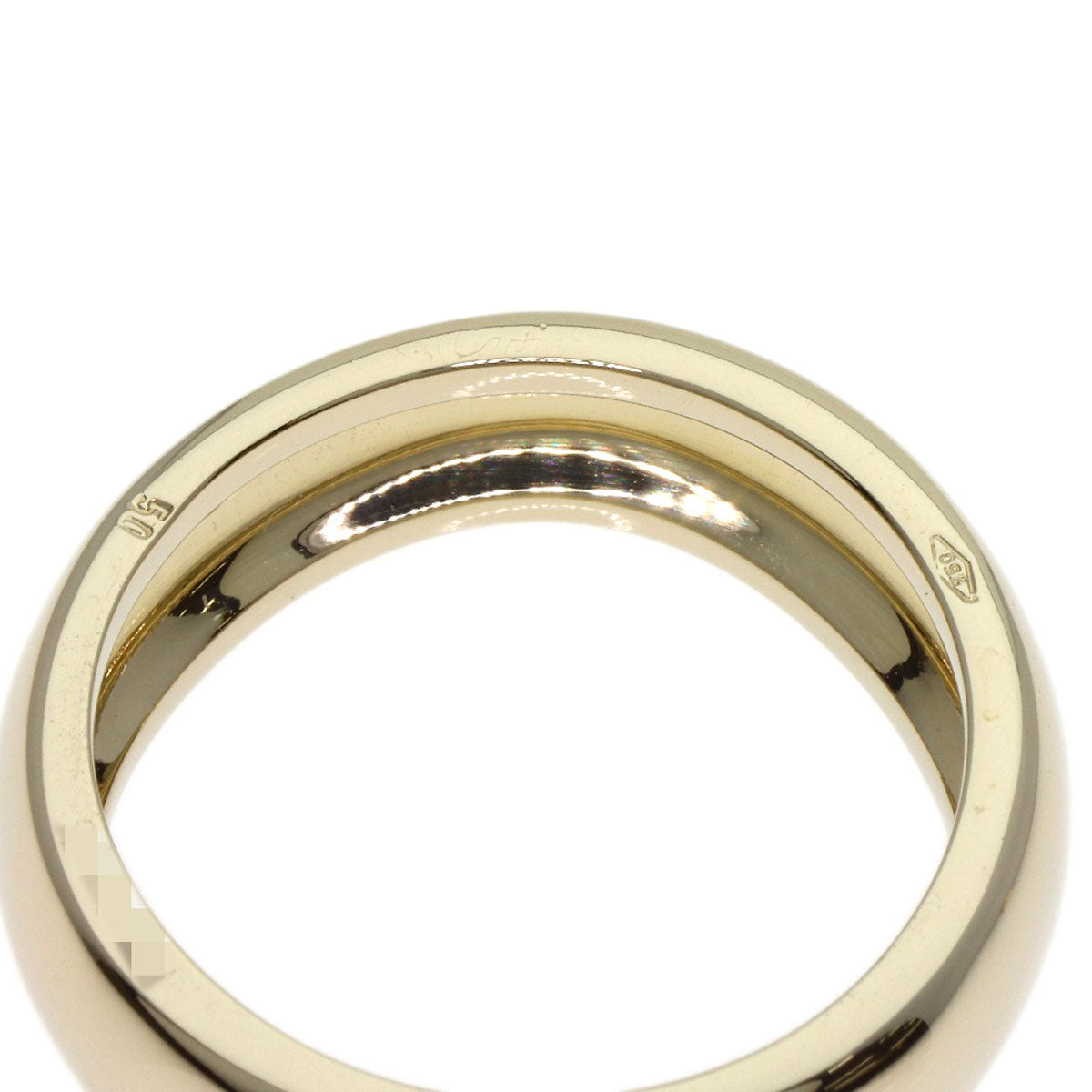 CARTIER Love milling # 50 Ring K18 Yellow Gold K18 White GoldLadies [Used]