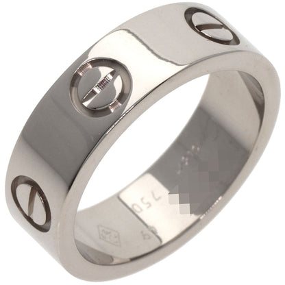CARTIER love ring #49 Ring K18 White Gold Ladies [Used]