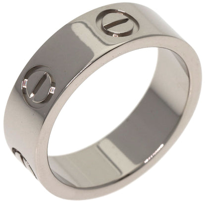CARTIER love ring #50 Ring K18 White Gold Ladies [Used]