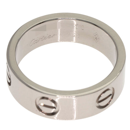 CARTIER love ring #50 Ring K18 White Gold Ladies [Used]