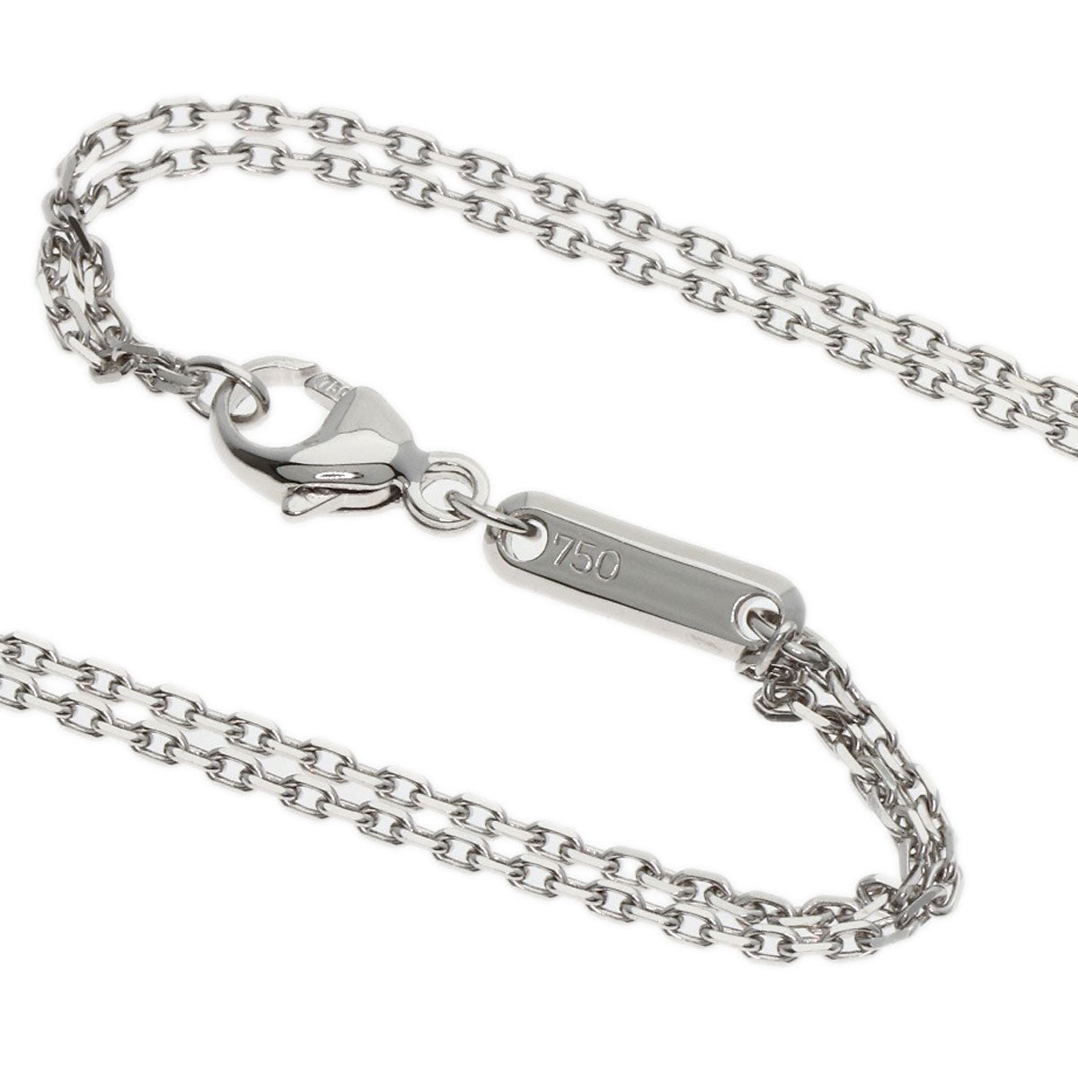 Chopard Happy diamond Necklace K18 White Gold Ladies [Used]