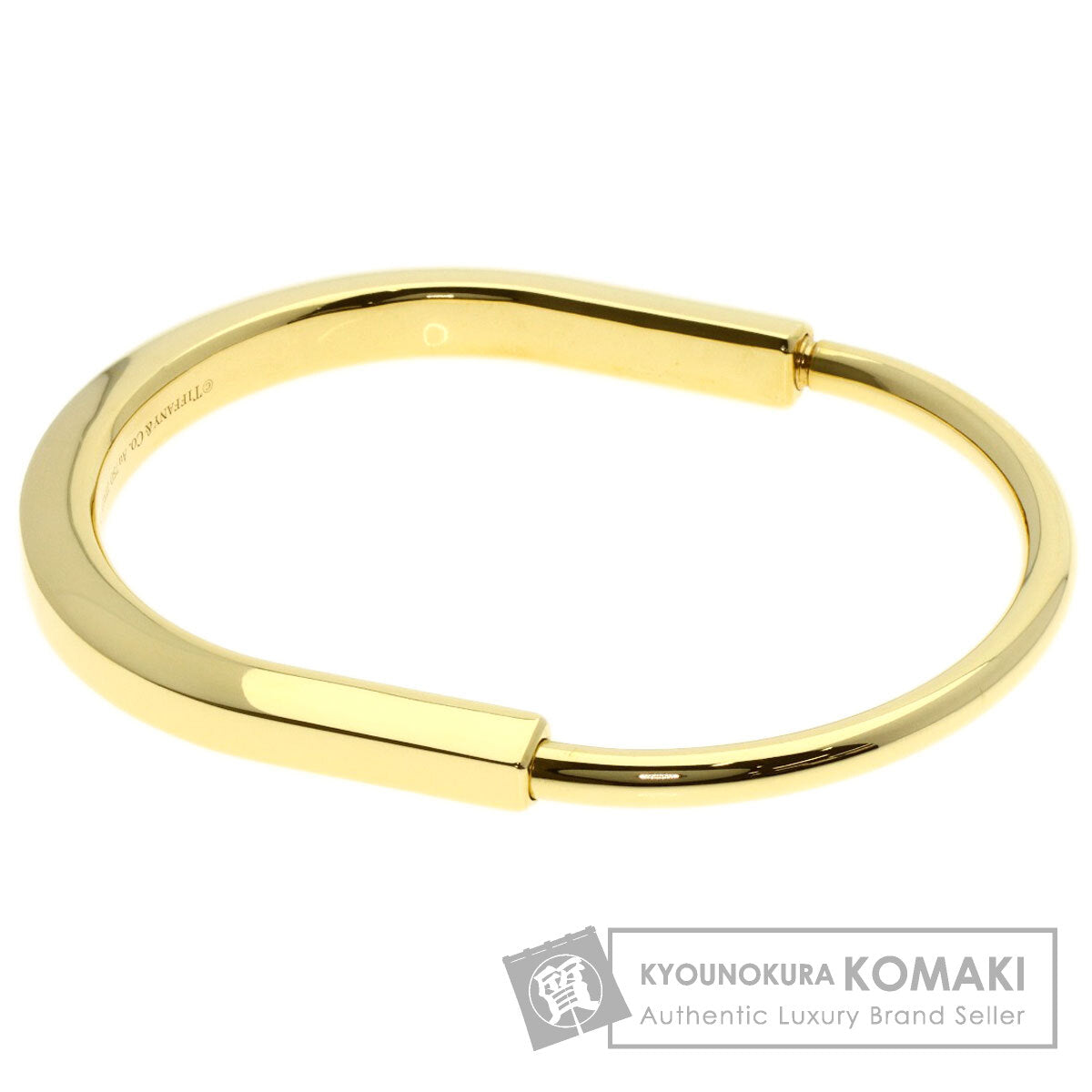 TIFFANY&Co. rock bangle Bracelet K18 Yellow Gold Ladies [Used]