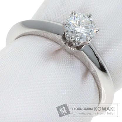 TIFFANY&Co. Solitaire 1P Diamond Ring Platinum PT950 Ladies [Used]