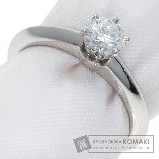 TIFFANY&Co. Solitaire 1P Diamond Ring Platinum PT950 Ladies [Used]