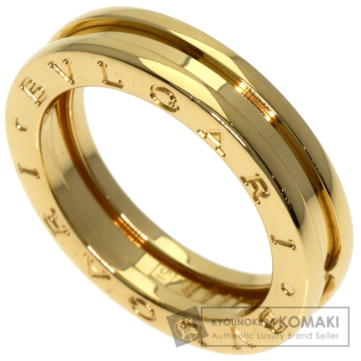 BVLGARI B.zero1 1 band #51 Ring K18 Yellow Gold Ladies [Used]