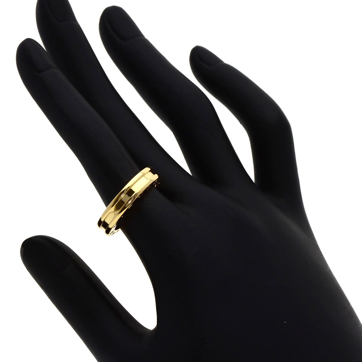 BVLGARI B.zero1 1 band #51 Ring K18 Yellow Gold Ladies [Used]