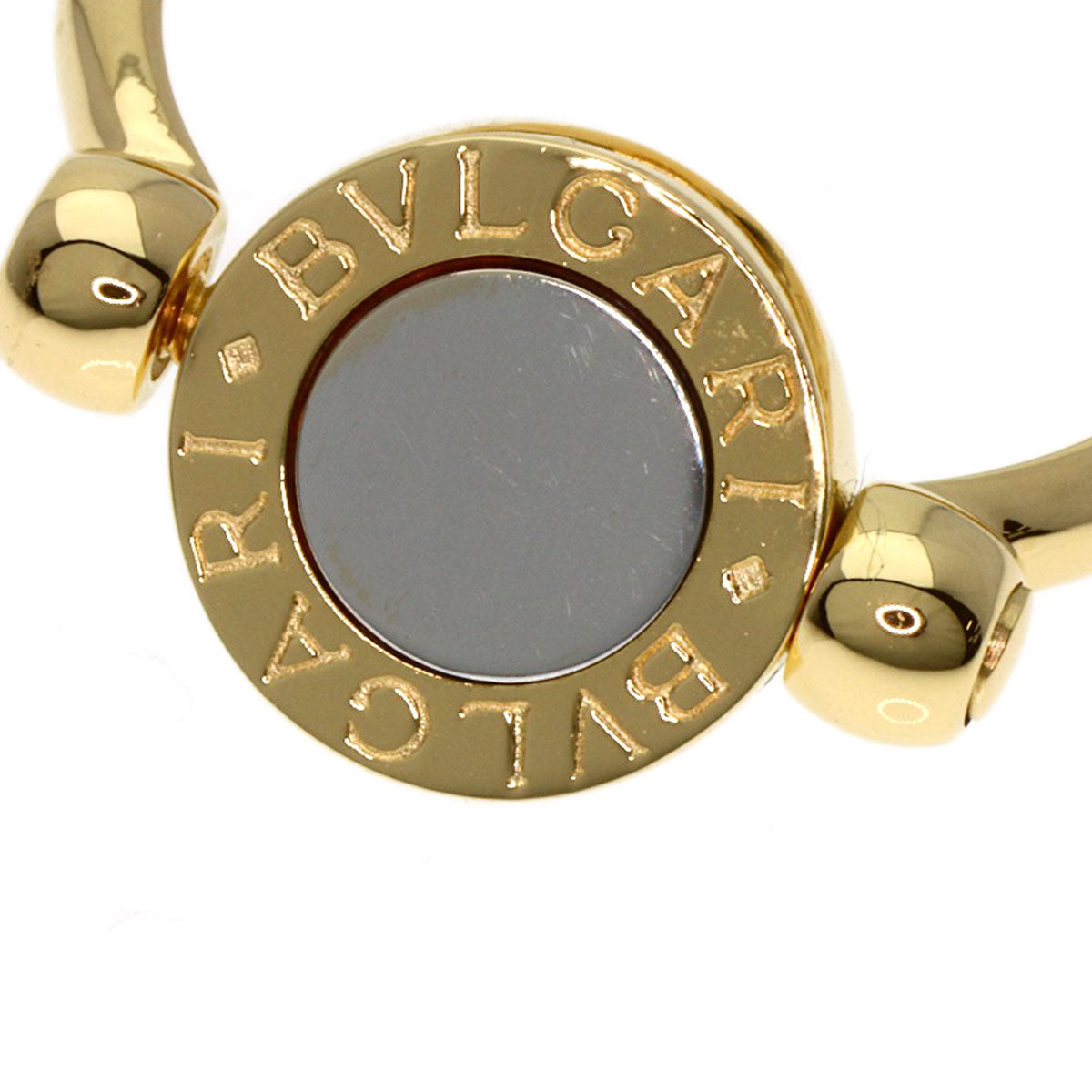 BVLGARI BVLGARI BVLGARI Flip Diamond Ring K18 Yellow Gold Ladies [Used]