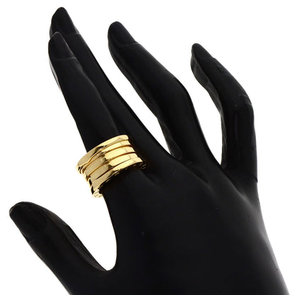 BVLGARI B.zero1 4 Band #53 Ring K18 Yellow Gold Ladies [Used]