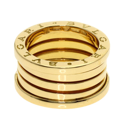 BVLGARI B.zero1 4 Band #53 Ring K18 Yellow Gold Ladies [Used]