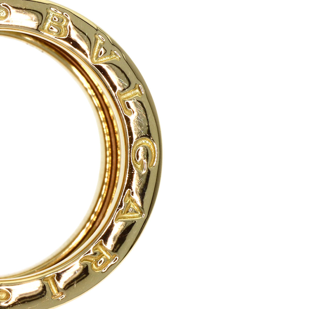 BVLGARI B.zero1 4 Band #53 Ring K18 Yellow Gold Ladies [Used]