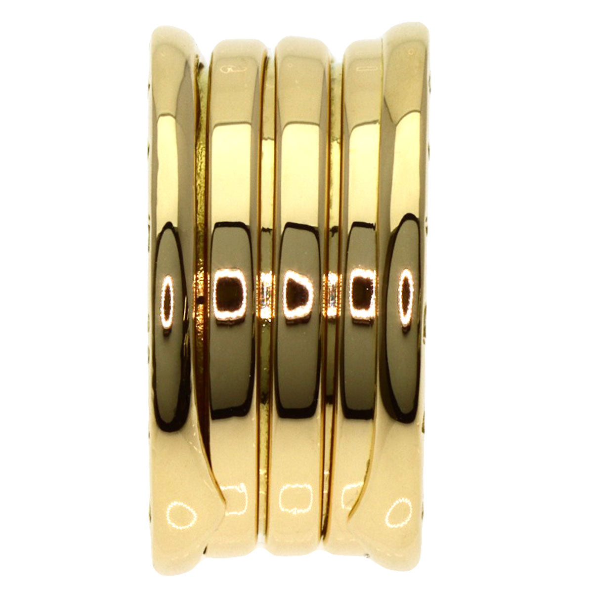 BVLGARI B.zero1 4 band #51 Ring K18 Yellow Gold Ladies [Used]