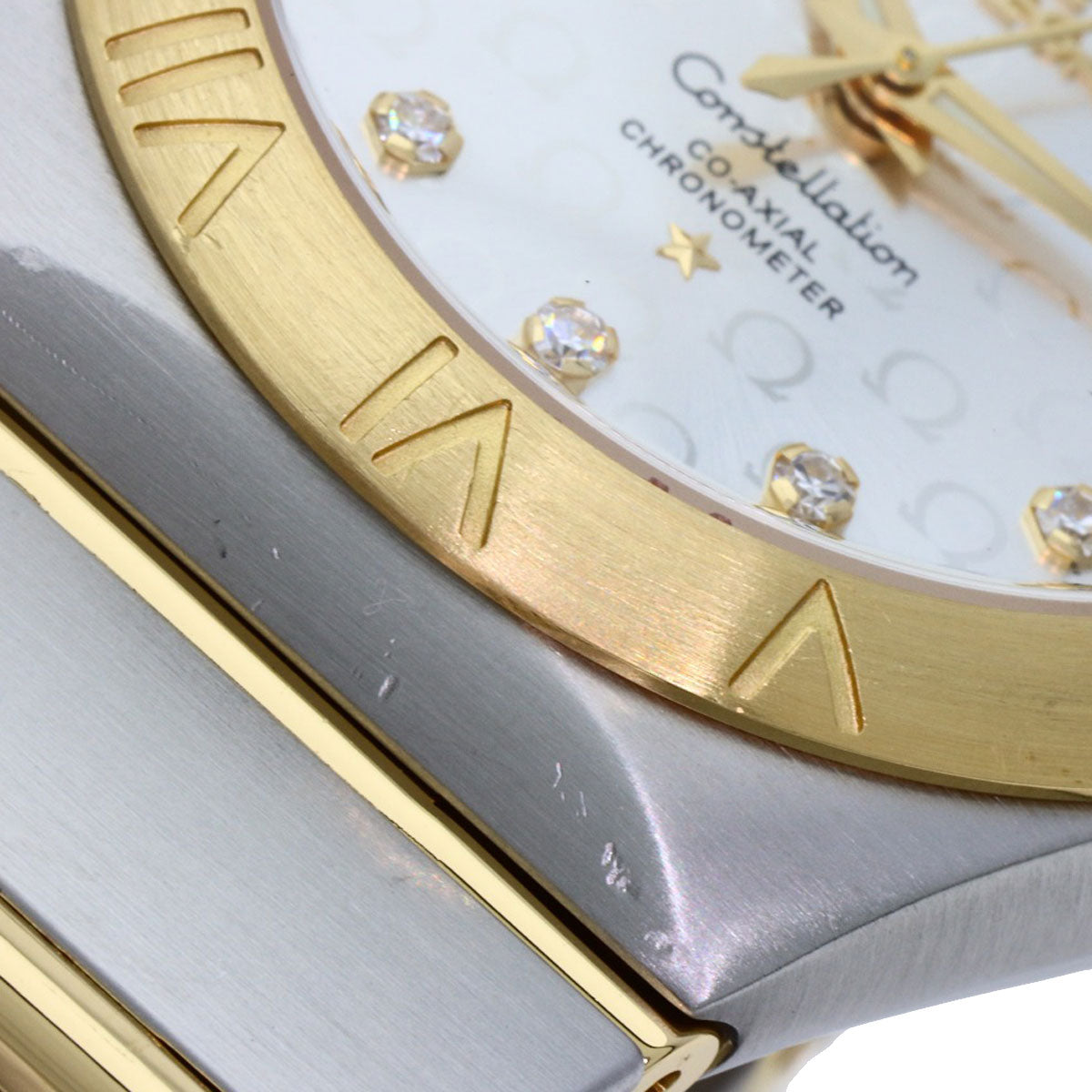 OMEGA Constellation 1.4" Watches 123.20.35.20.52.004 Stainless Steel/SSxK18YG mens