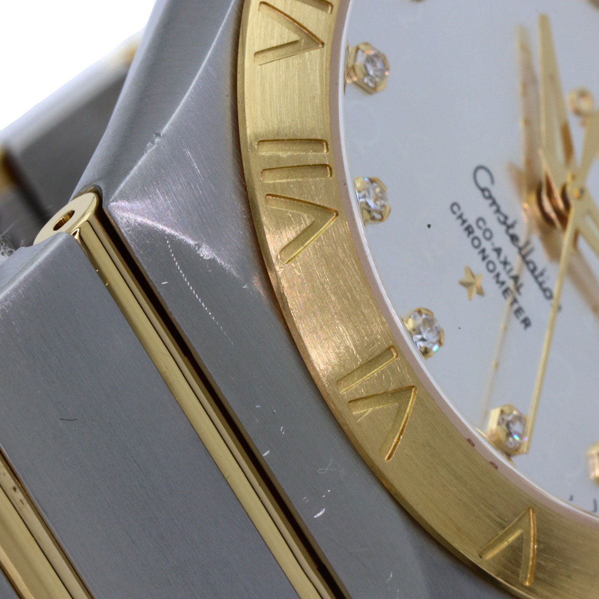 OMEGA Constellation 1.4" Watches 123.20.35.20.52.004 Stainless Steel/SSxK18YG mens
