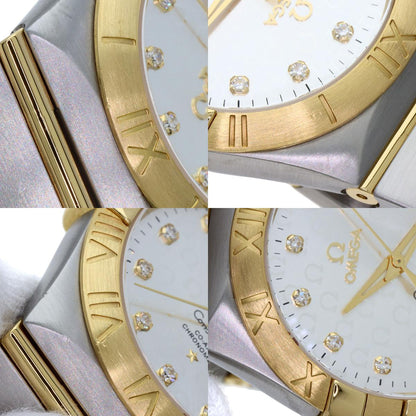 OMEGA Constellation 1.4" Watches 123.20.35.20.52.004 Stainless Steel/SSxK18YG mens