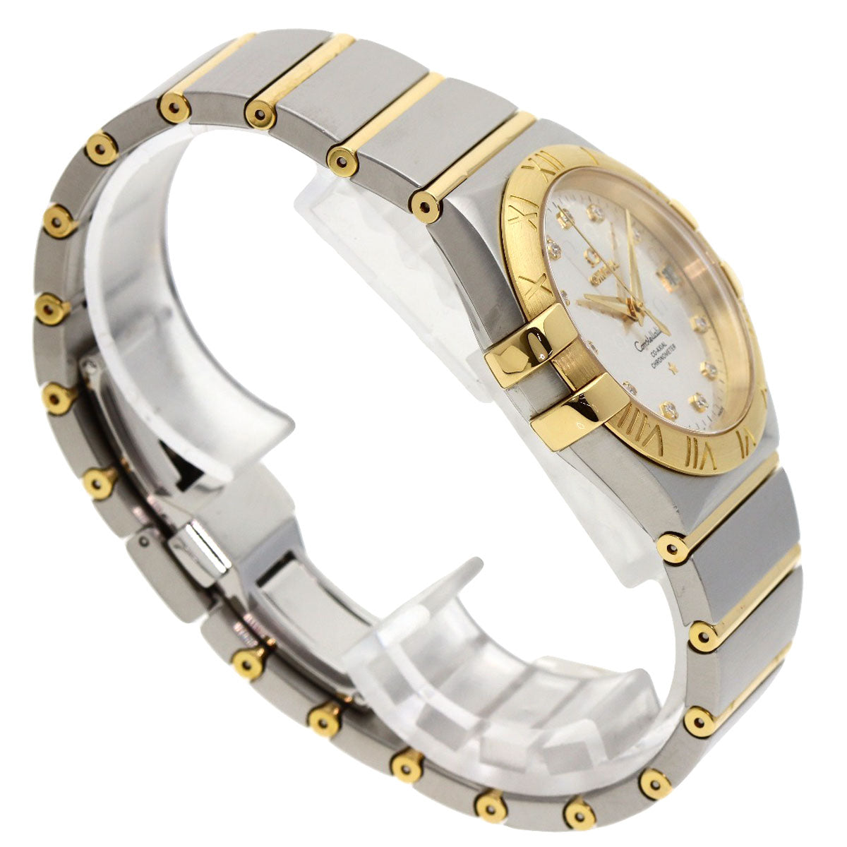 OMEGA Constellation 1.4" Watches 123.20.35.20.52.004 Stainless Steel/SSxK18YG mens