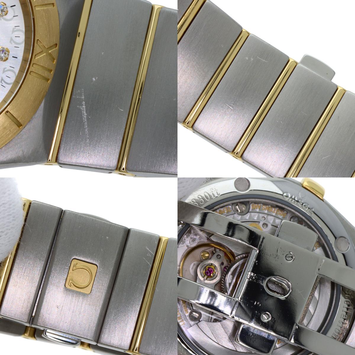 OMEGA Constellation 1.4" Watches 123.20.35.20.52.004 Stainless Steel/SSxK18YG mens