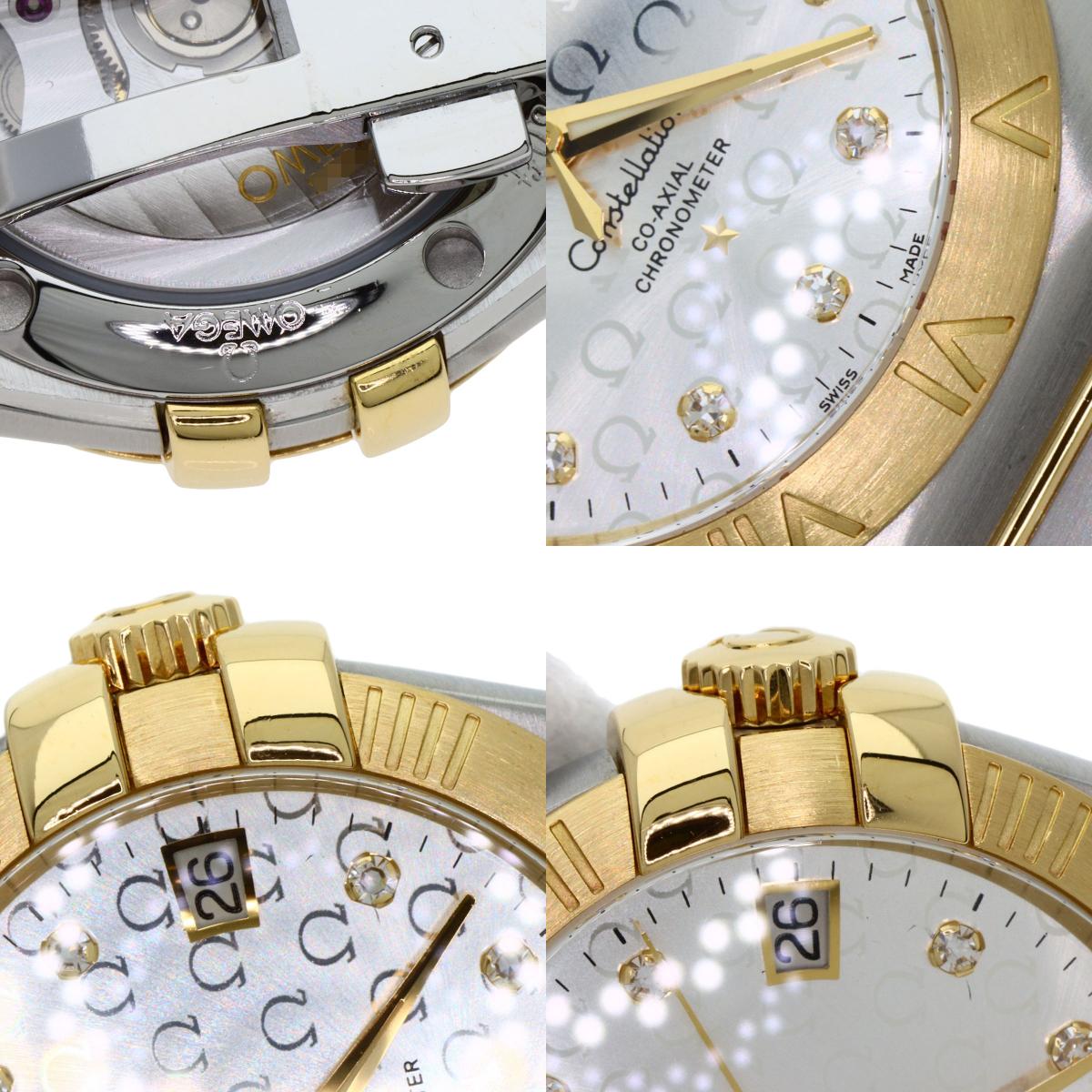 OMEGA Constellation 1.4" Watches 123.20.35.20.52.004 Stainless Steel/SSxK18YG mens