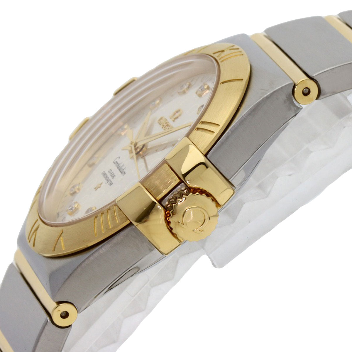 OMEGA Constellation 1.4" Watches 123.20.35.20.52.004 Stainless Steel/SSxK18YG mens