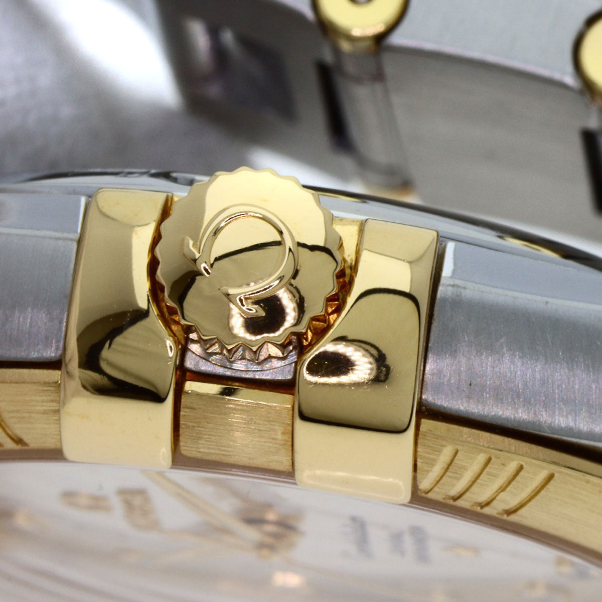OMEGA Constellation 1.4" Watches 123.20.35.20.52.004 Stainless Steel/SSxK18YG mens