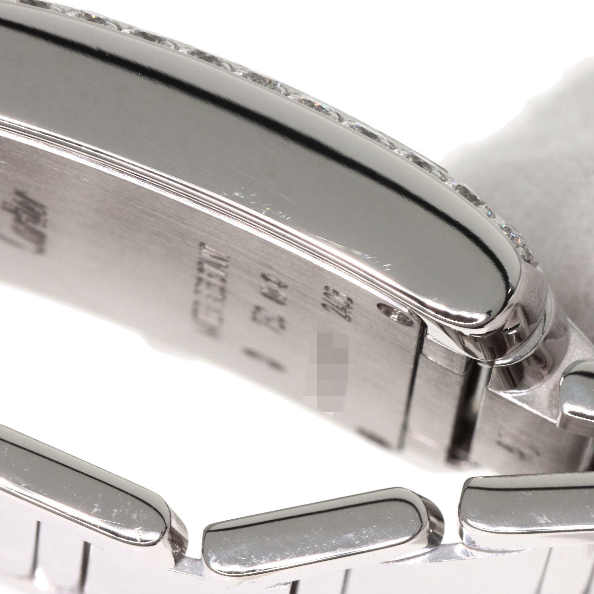 CARTIER Tank Francaise SM BezelDiamond Watches WE1002S3 K18 White Gold/K18 White Gold Ladies