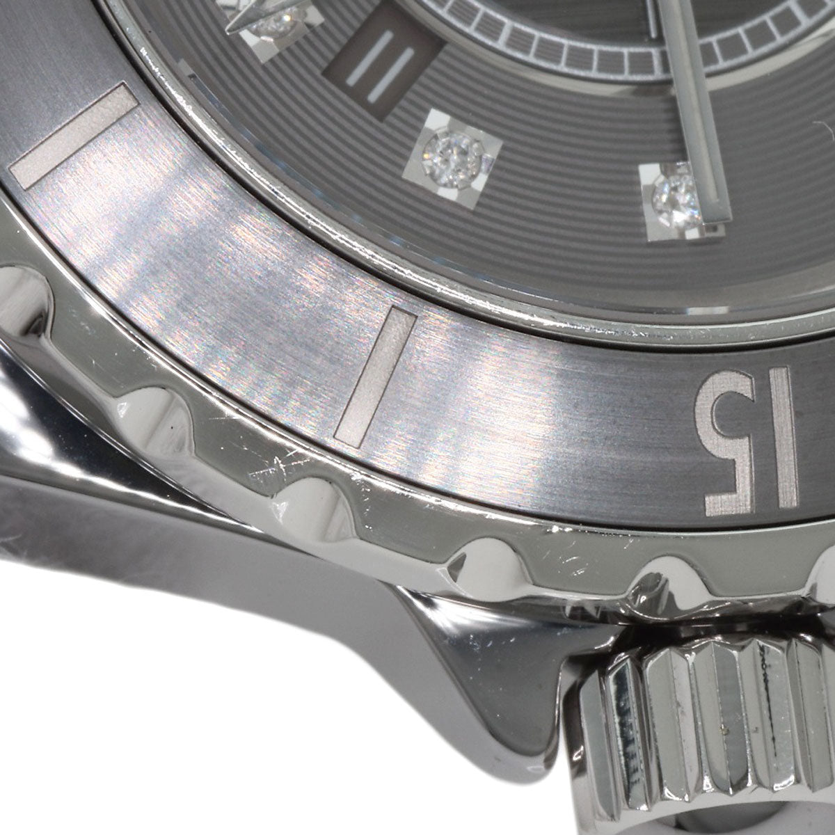 CHANEL J12 1.3" Chromatic 1.3" 12P Diamond Watches H3241 titaniumCeramic/titaniumCeramic Ladies